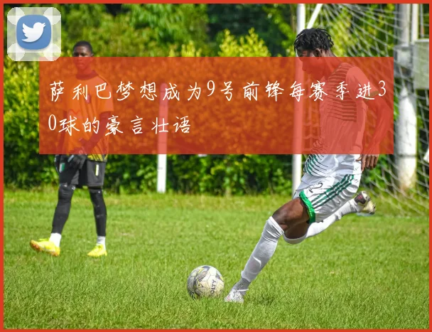 萨利巴梦想成为9号前锋每赛季进30球的豪言壮语